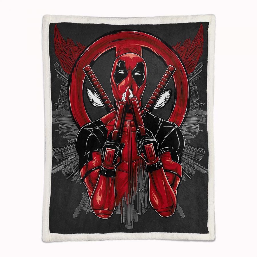 Deadpool 14 Decke - Fleecedecke – Bild 2