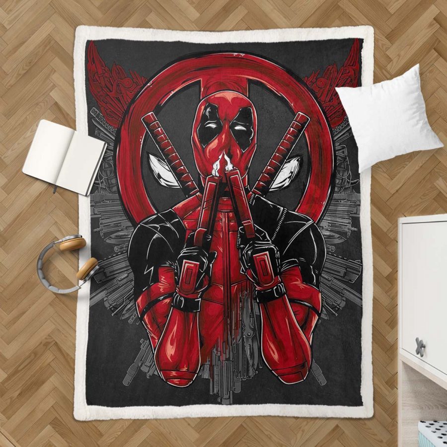 Deadpool 14 Decke - Fleecedecke – Bild 3