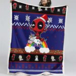 Deadpool-Einhorn 01 Decke – Fleecedecke