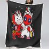 Deadpool-Einhorn 13 Decke - Fleecedecke
