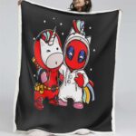 Deadpool-Einhorn 13 Decke – Fleecedecke