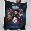 Demon Slayer alle Charaktere 01 Decke - Fleecedecke