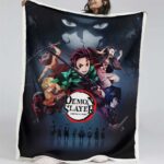 Demon Slayer alle Charaktere 01 Decke – Fleecedecke