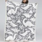 Dinosaurier Decke – Fleecedecke