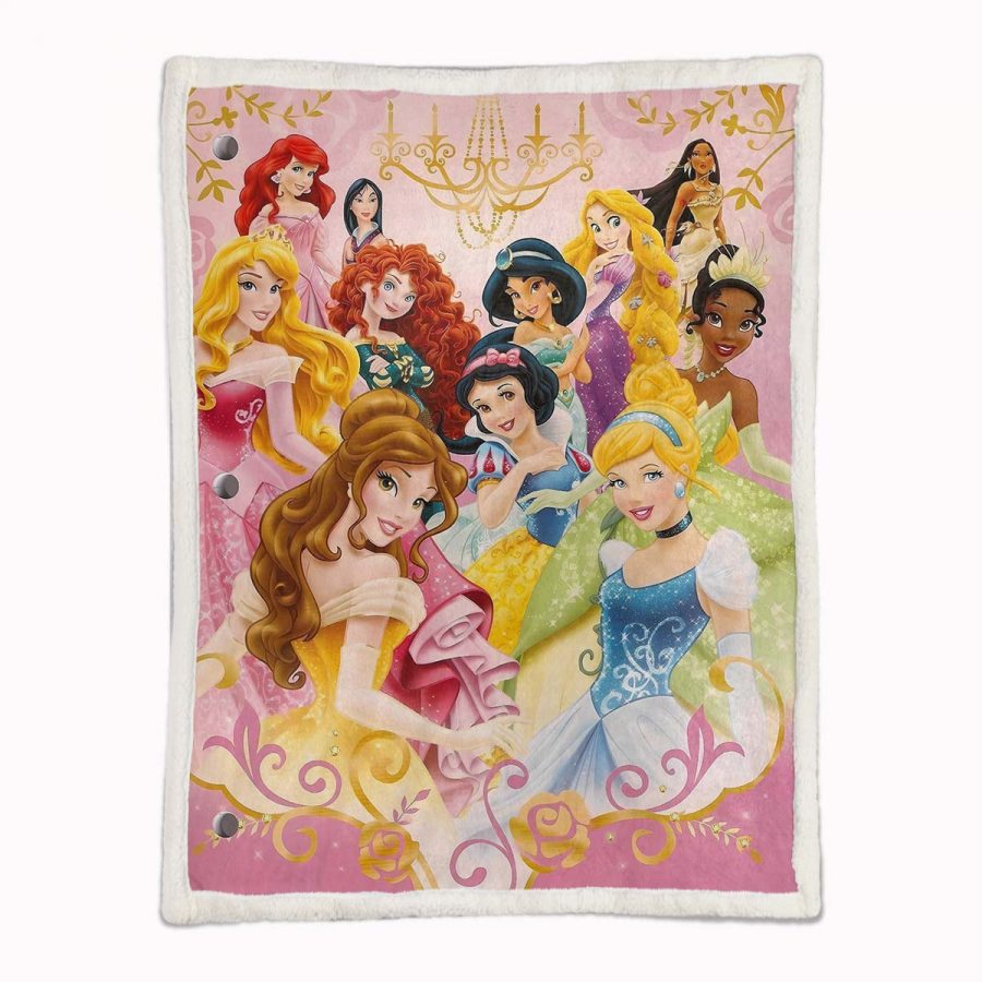 Disney Alle Prinzessinnen 1002 Decke - Fleecedecke – Bild 2