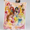 Disney Alle Prinzessinnen 1002 Decke - Fleecedecke
