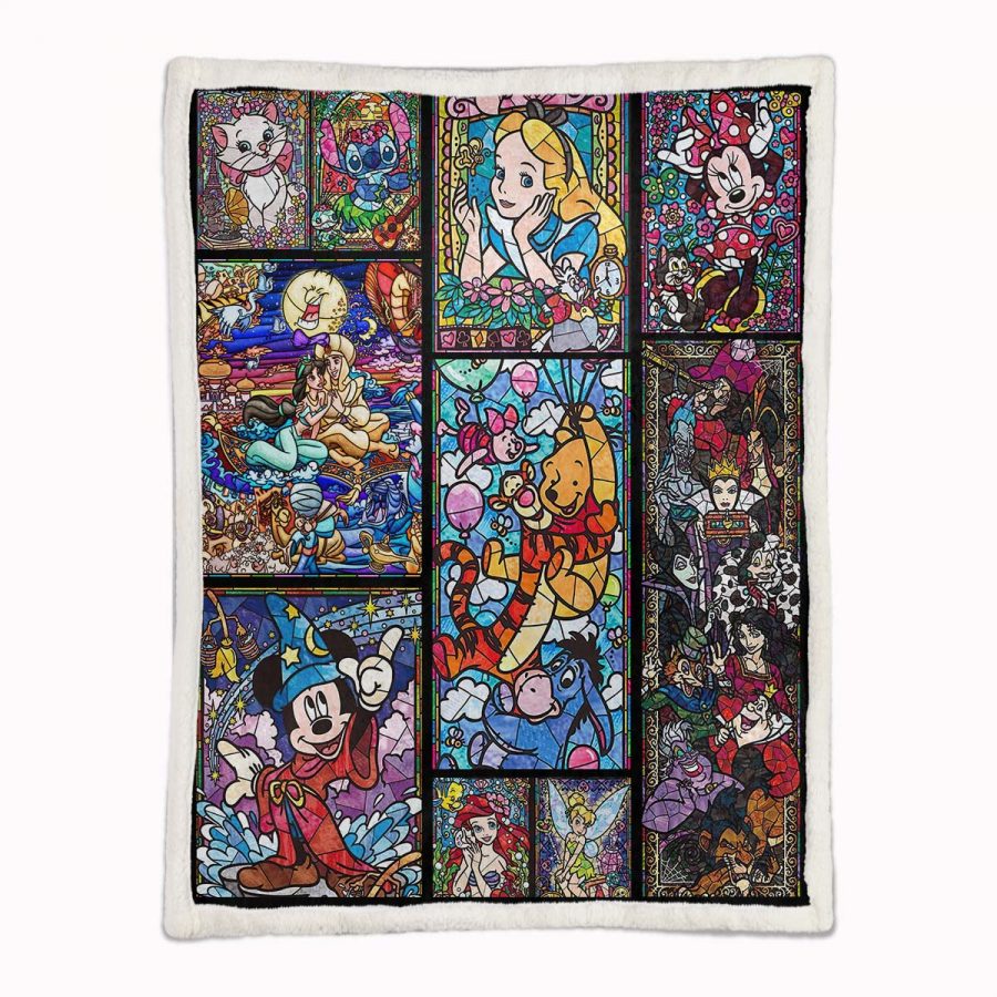 Disney Alle Prinzessinnen 1003 Decke - Fleecedecke – Bild 2
