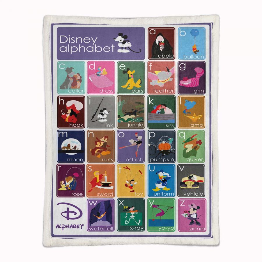 Disney-Alphabet Decke - Fleecedecke – Bild 2