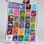 Disney-Alphabet Decke – Fleecedecke