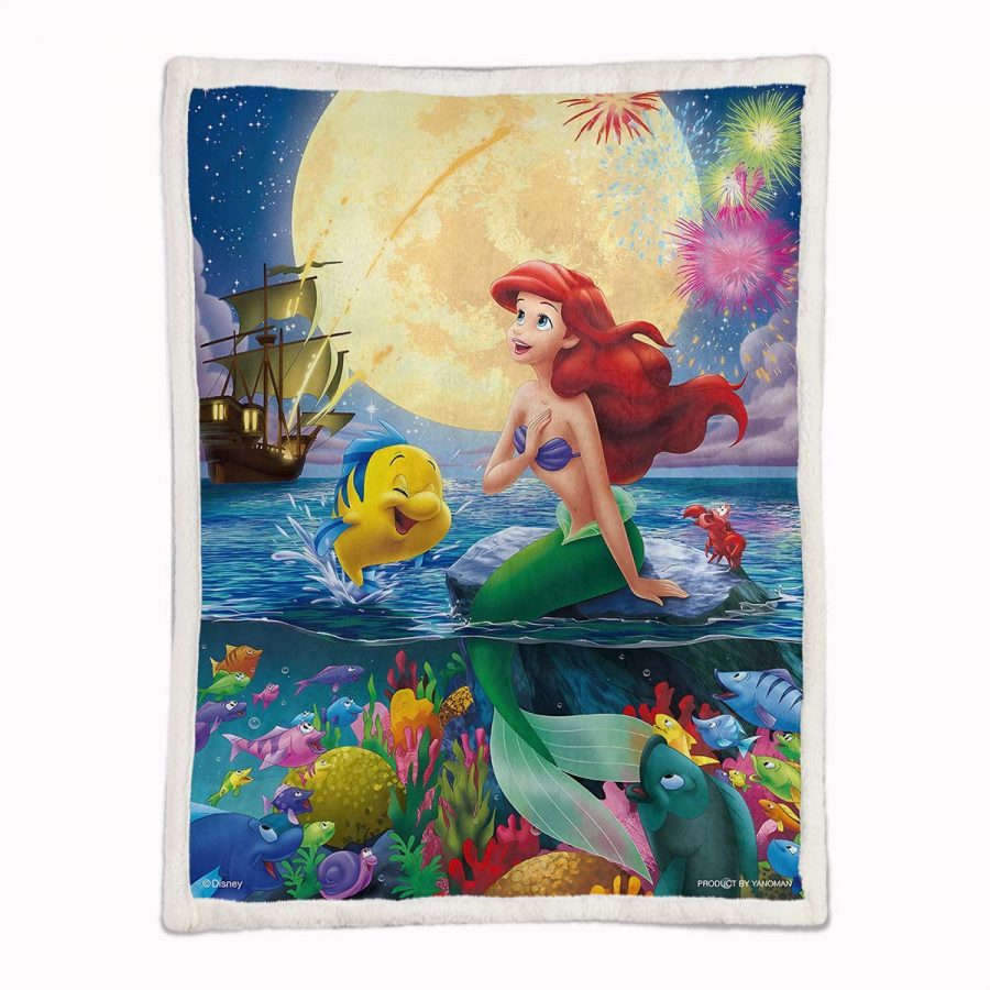 Disney Arielle, die Meerjungfrau 05 Decke - Fleecedecke – Bild 2