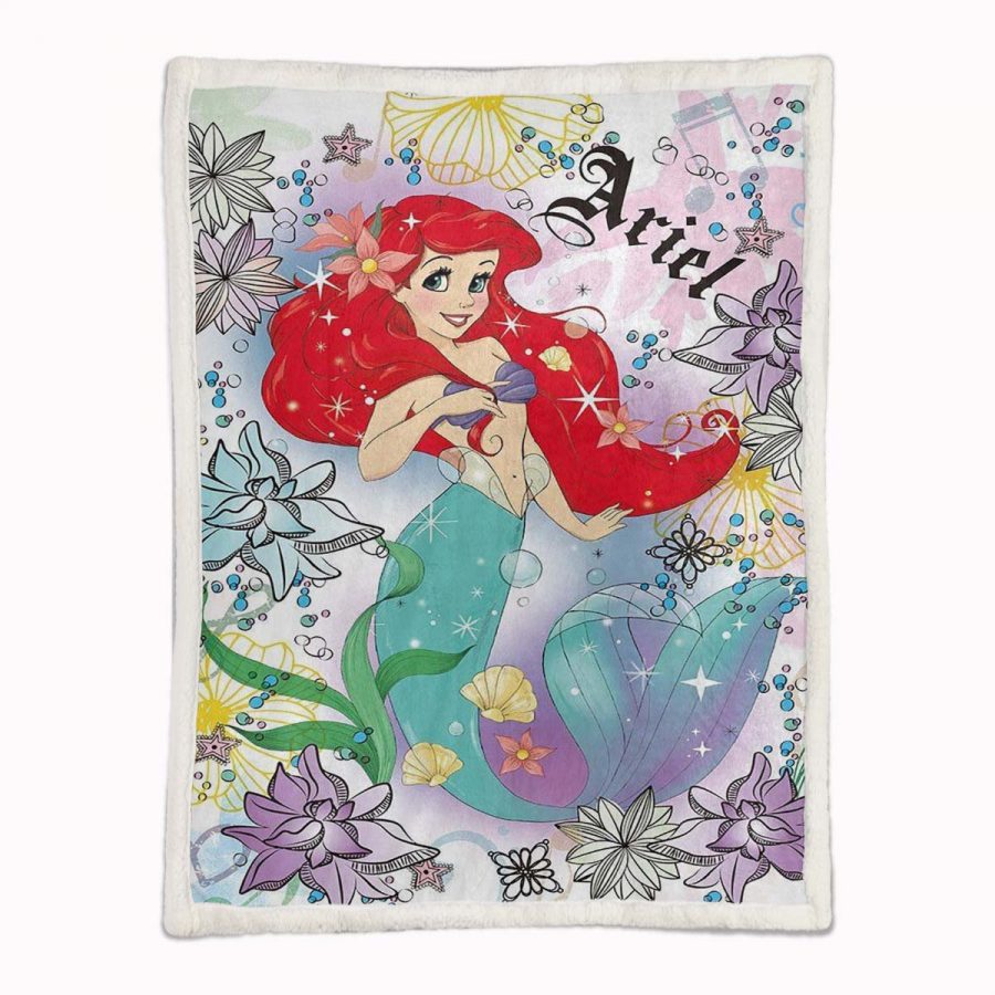 Disney Arielle, die Meerjungfrau 3 Decke - Fleecedecke – Bild 2