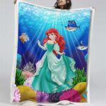 Disney Arielle, die Meerjungfrau 4 Decke – Fleecedecke