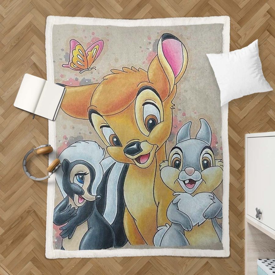 Disney Bambi Klopfer 11 Decke - Fleecedecke – Bild 3