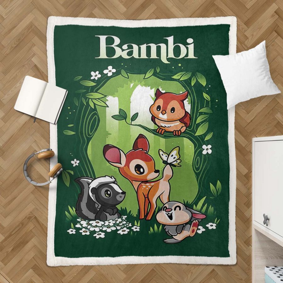Disney Bambi Klopfer 13 Decke - Fleecedecke – Bild 3