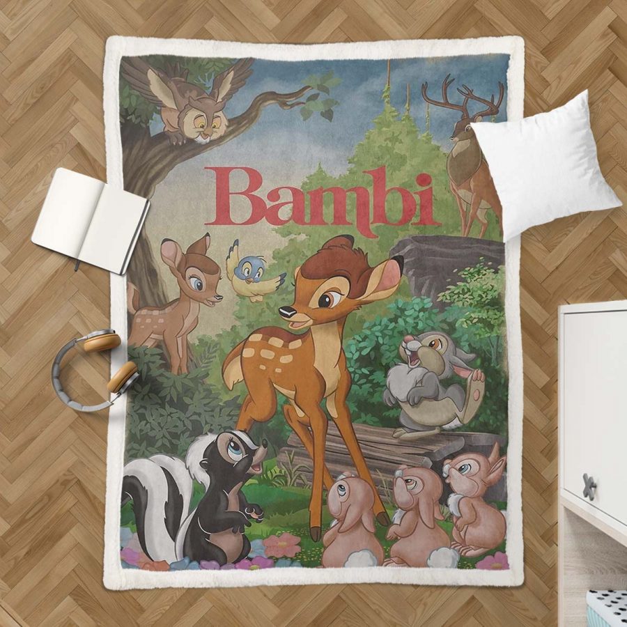 Disney Bambi Klopfer 8 Decke - Fleecedecke – Bild 3