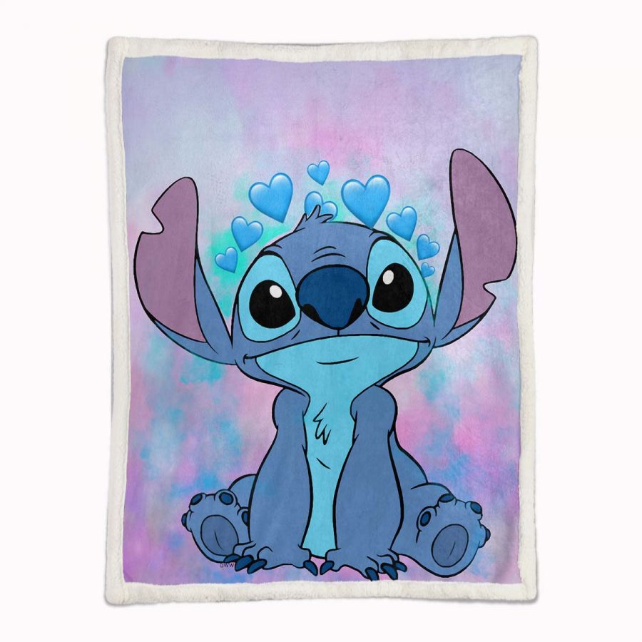 Disney Lilo und Stitch Figur 01 Decke - Fleecedecke – Bild 2