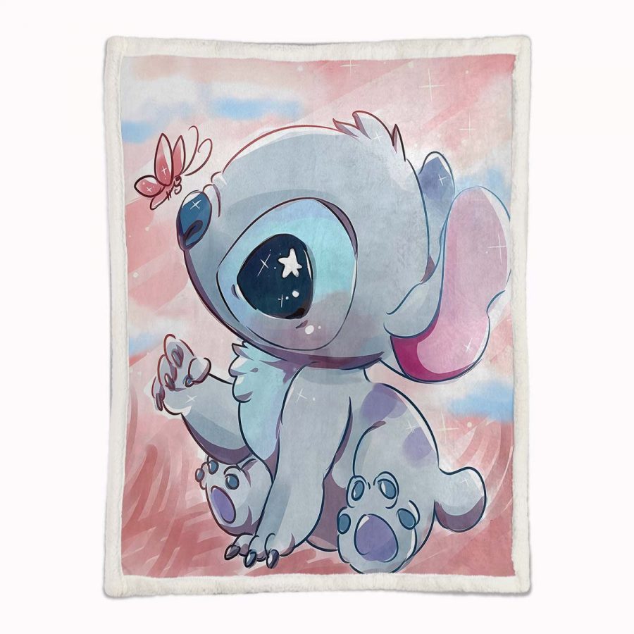 Disney Lilo und Stitch Figur 03 Decke - Fleecedecke – Bild 2