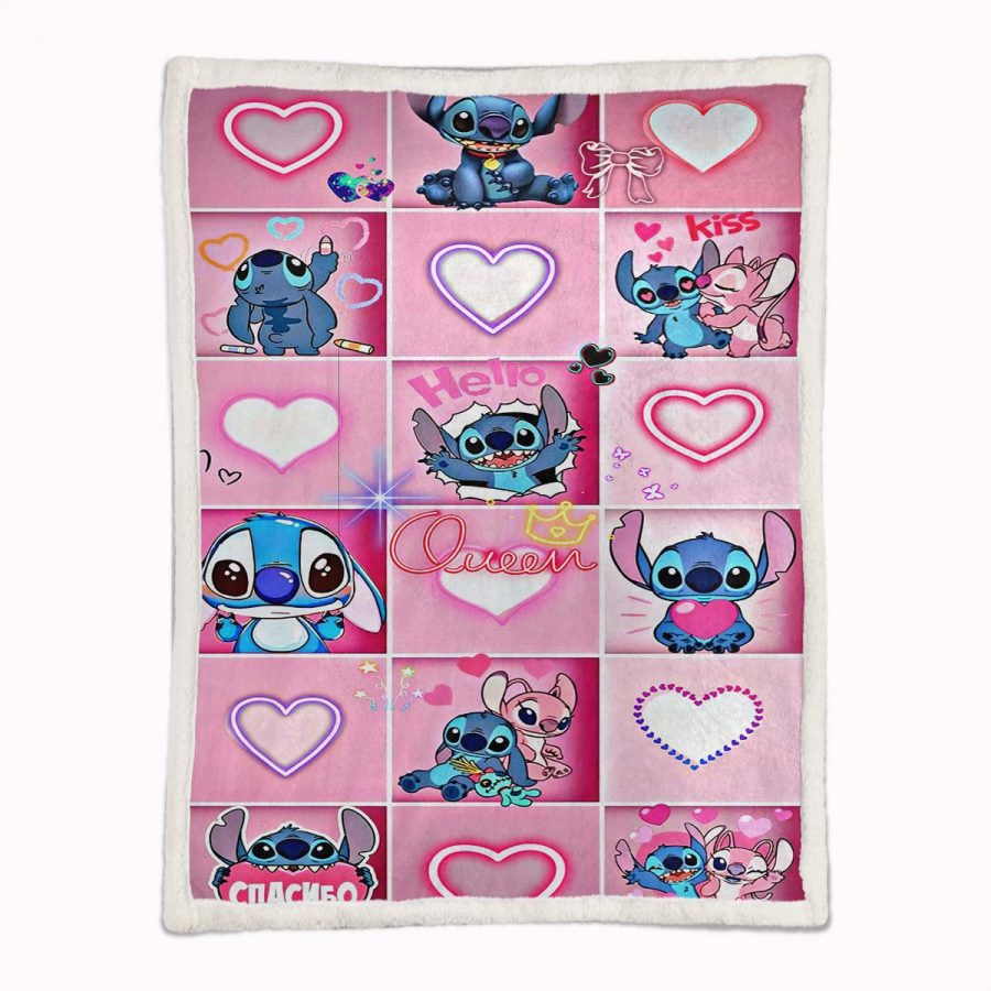 Disney Lilo und Stitch Figur 05 Decke - Fleecedecke – Bild 2