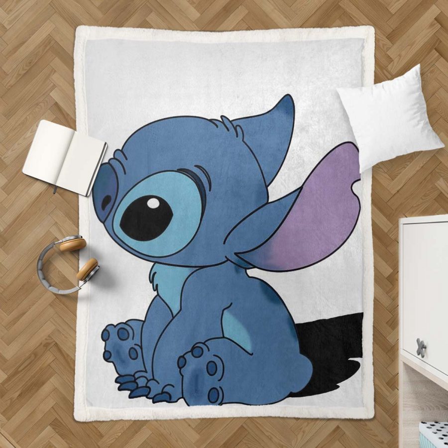 Disney Lilo und Stitch Figur 06 Decke - Fleecedecke – Bild 3