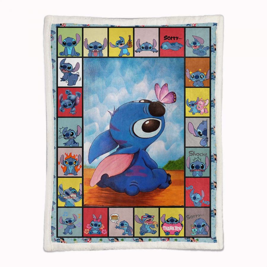 Disney Lilo und Stitch Figur 07 Decke - Fleecedecke – Bild 2