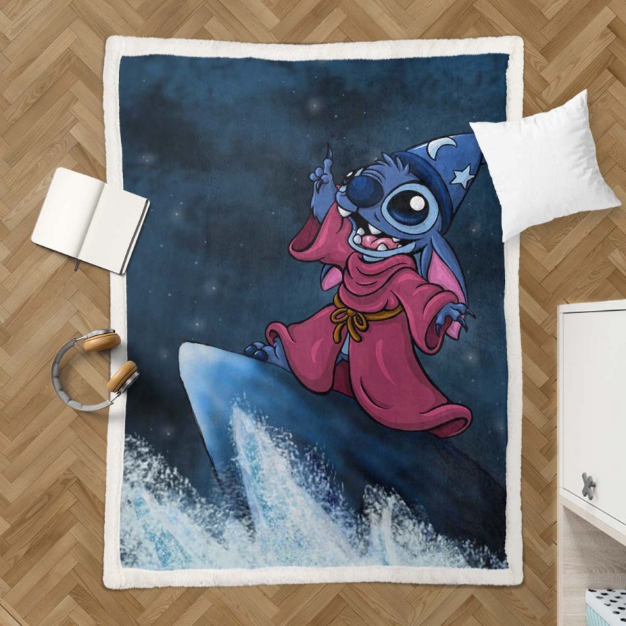 Disney Lilo und Stitch Figur 08 Decke - Fleecedecke – Bild 3