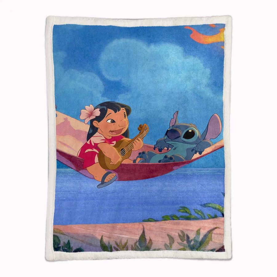 Disney Lilo und Stitch Figur 09 Decke - Fleecedecke – Bild 2
