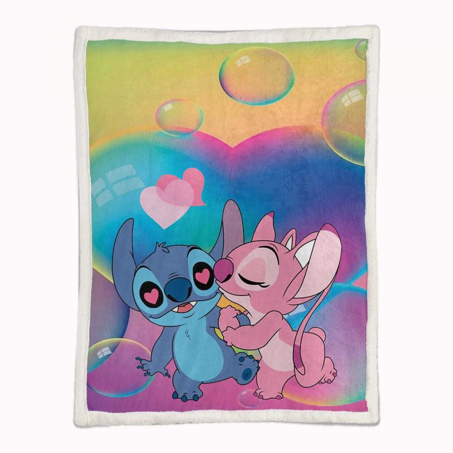 Disney Lilo und Stitch Figur 11 Decke - Fleecedecke – Bild 2