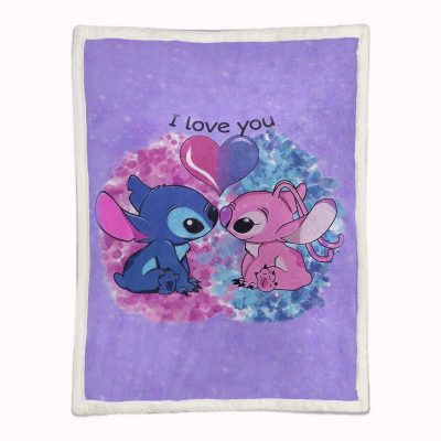 Alternative view of Disney Lilo und Stitch Figur 12 Decke - Fleecedecke