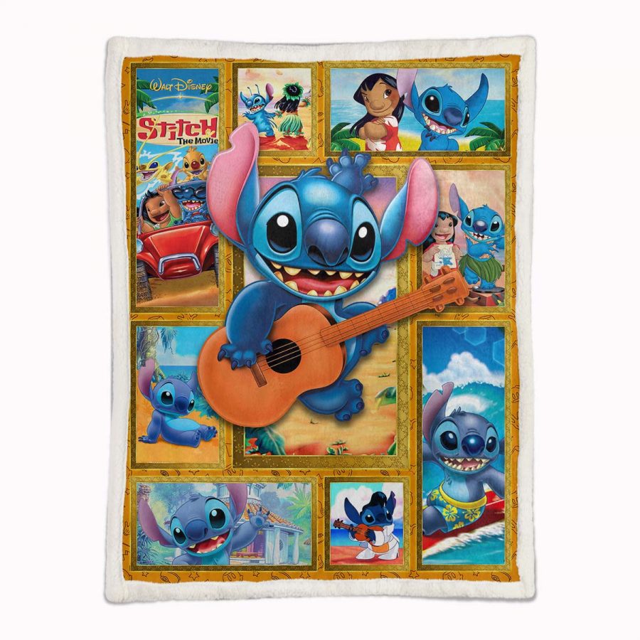 Disney Lilo und Stitch Figur 14 Decke - Fleecedecke – Bild 2