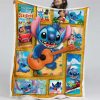Disney Lilo und Stitch Figur 14 Decke - Fleecedecke
