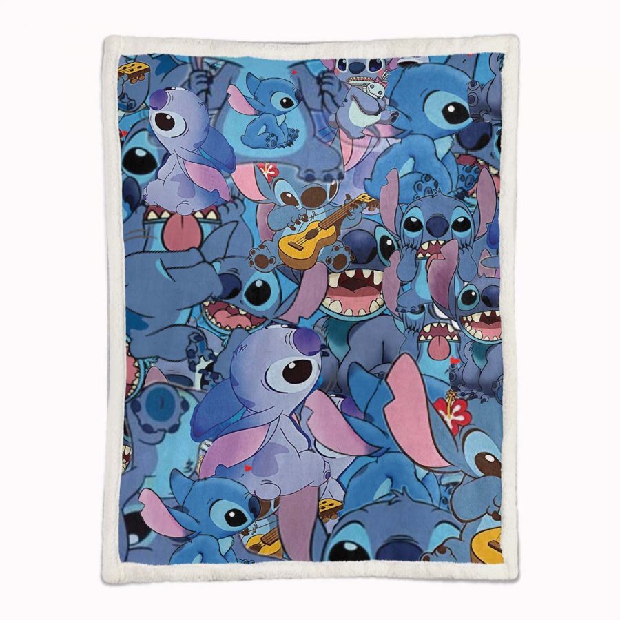 Disney Lilo und Stitch Figur 15 Decke - Fleecedecke – Bild 2