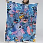 Disney Lilo und Stitch Figur 15 Decke – Fleecedecke