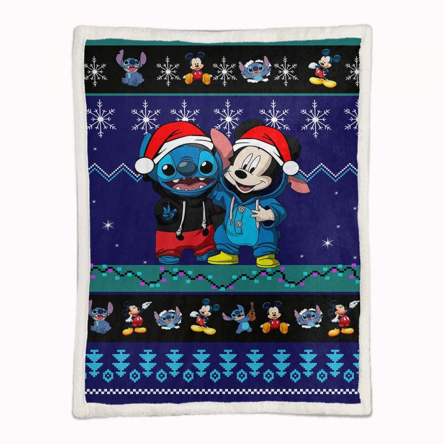 Disney Lilo und Stitch Figur 16 Decke - Fleecedecke – Bild 2