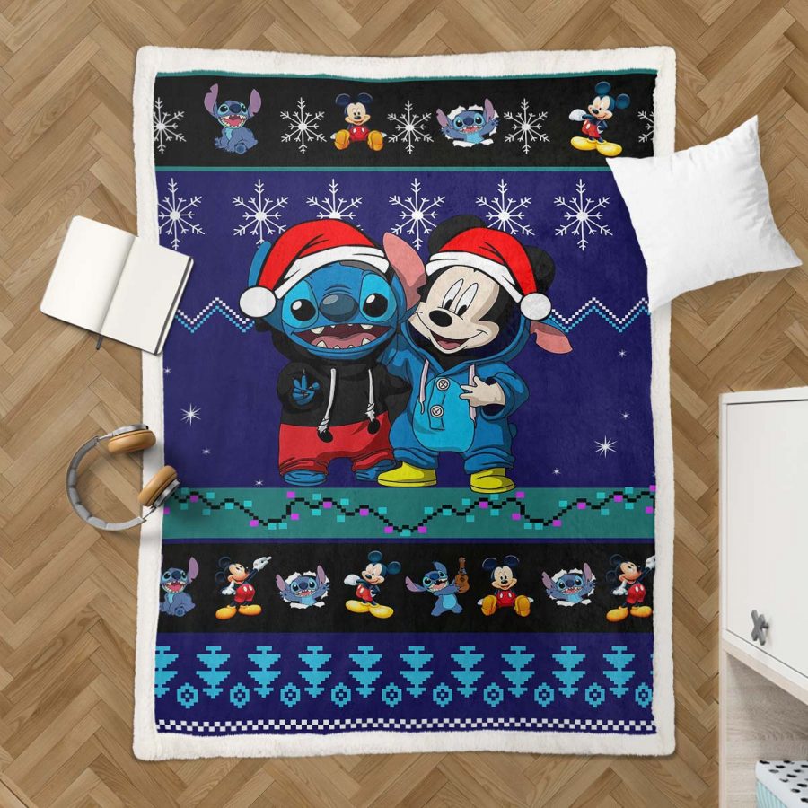 Disney Lilo und Stitch Figur 16 Decke - Fleecedecke – Bild 3
