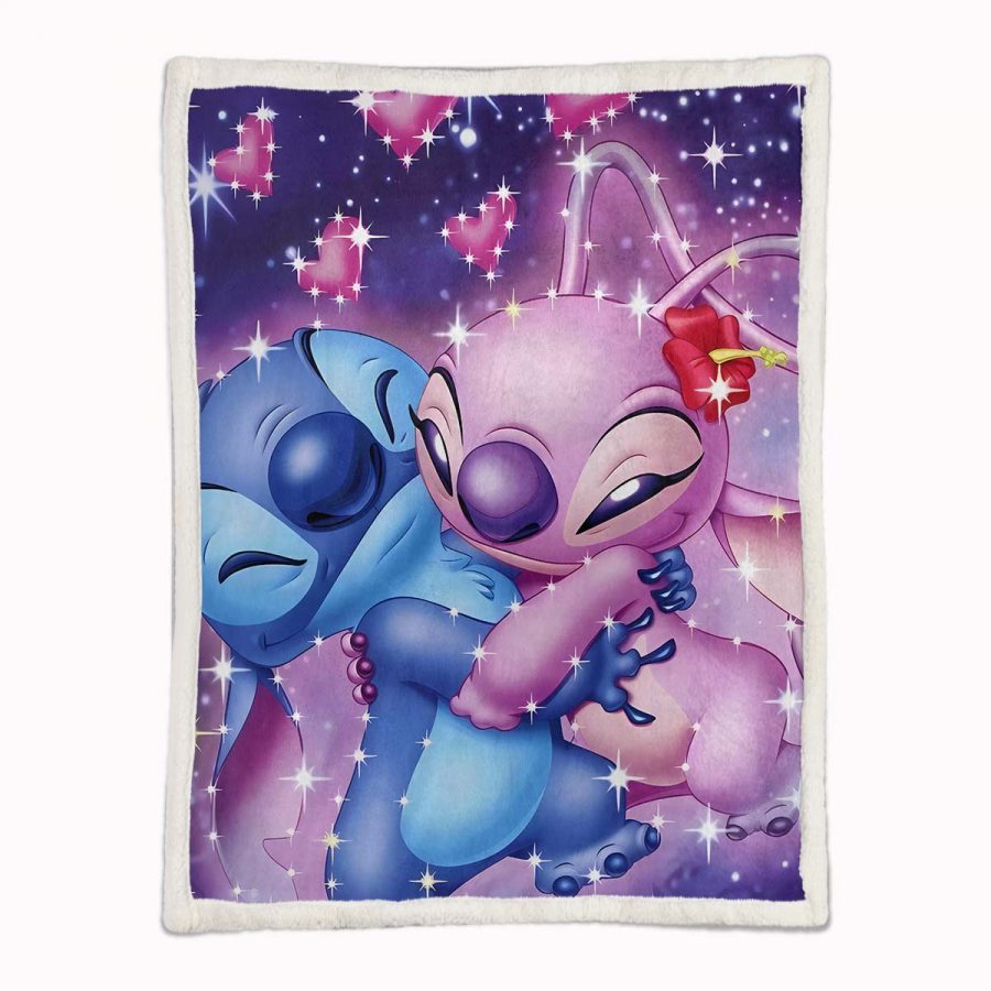 Disney Lilo und Stitch Figuren 18 Decke - Fleecedecke – Bild 2