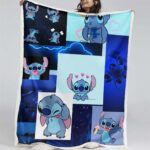 Disney Lilo und Stitch Figuren 19 Decke – Fleecedecke