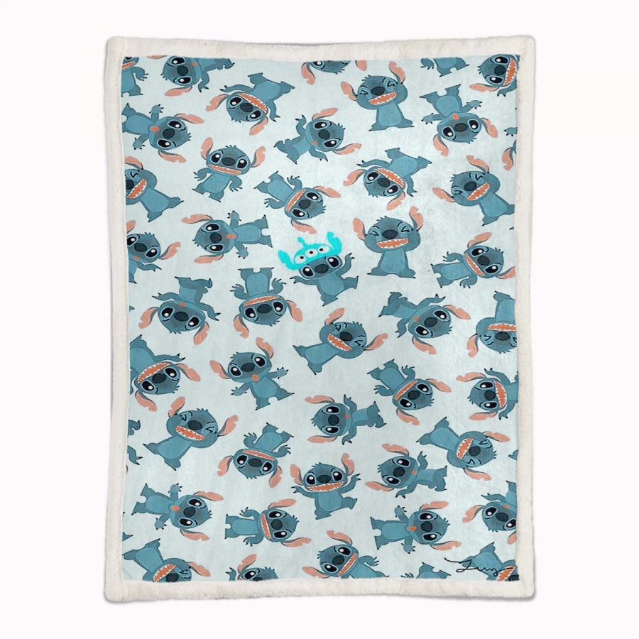 Disney Lilo und Stitch Figuren 21 Decke - Fleecedecke – Bild 2