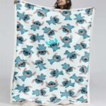 Disney Lilo und Stitch Figuren 21 Decke – Fleecedecke