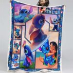 Disney Lilo und Stitch Figuren 23 Decke – Fleecedecke