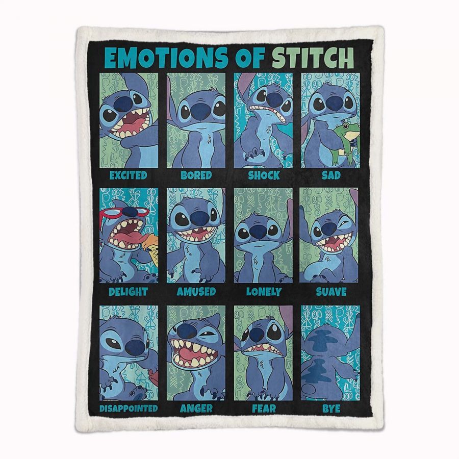 Disney Lilo und Stitch Figuren 24 Decke - Fleecedecke – Bild 2