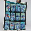 Disney Lilo und Stitch Figuren 24 Decke - Fleecedecke