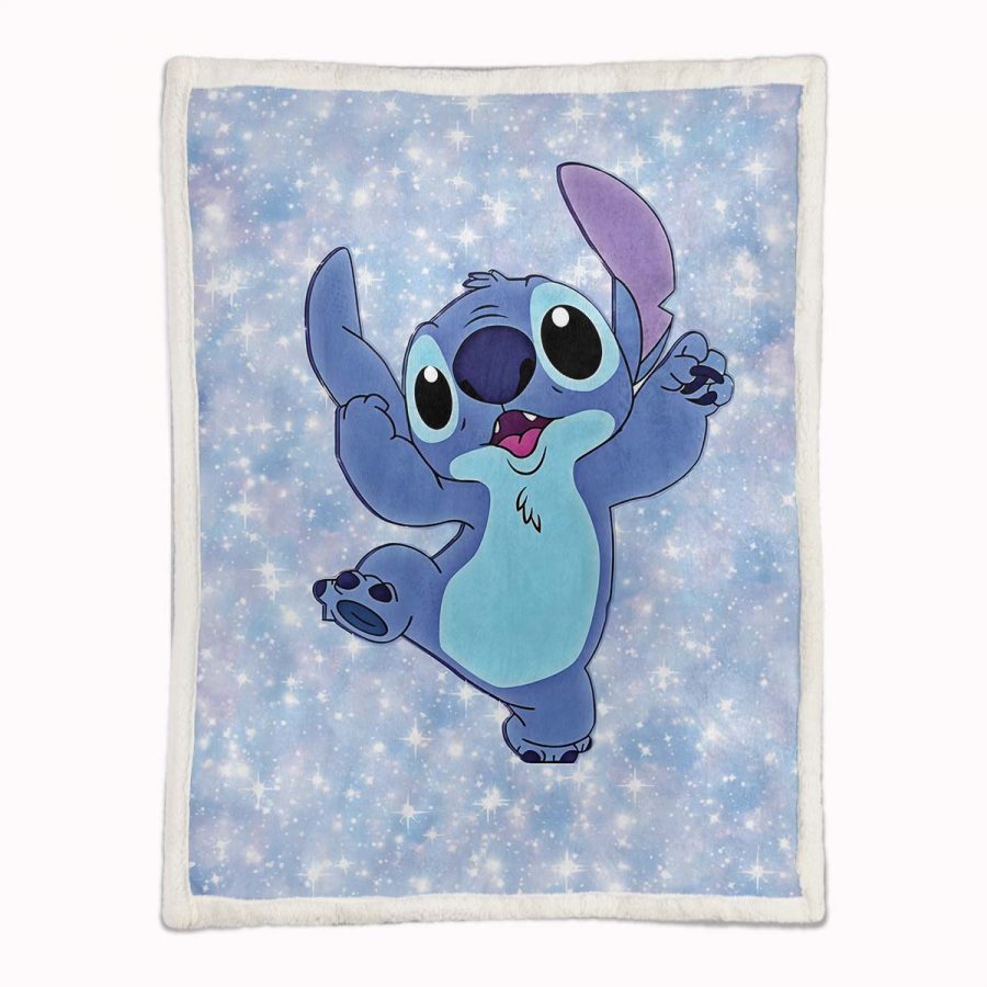 Disney Lilo und Stitch Figuren 29 Decke - Fleecedecke – Bild 2