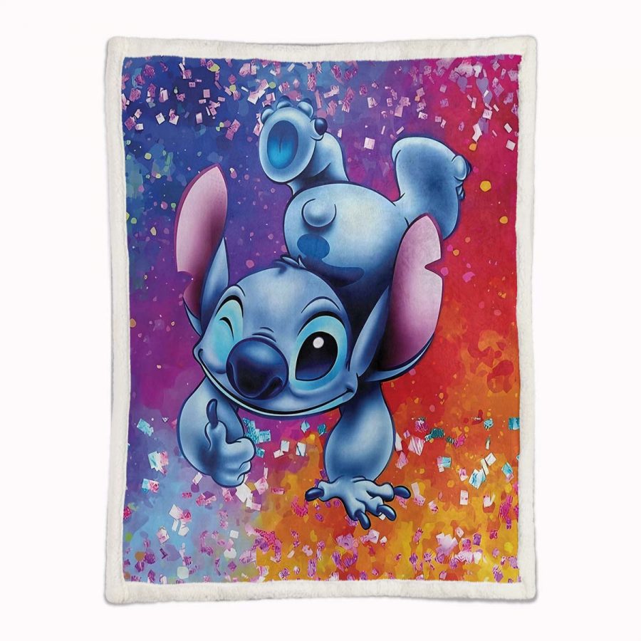 Disney Lilo und Stitch Figuren 30 Decke - Fleecedecke – Bild 2