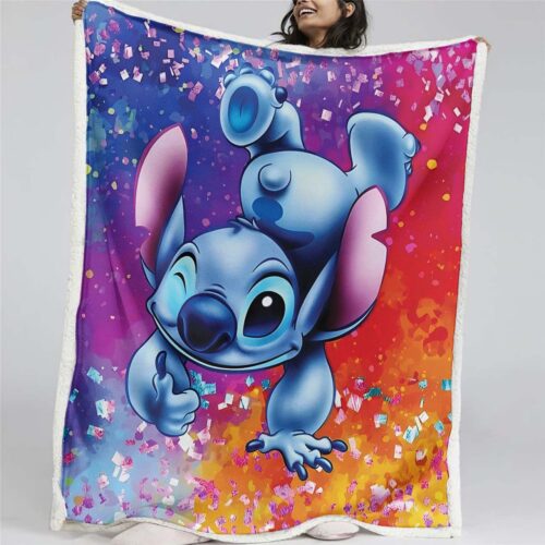 Disney Lilo und Stitch Figuren 30 Decke - Fleecedecke