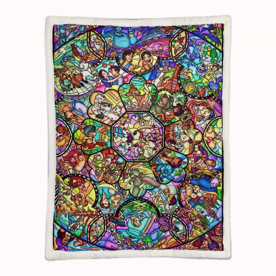 Disney Prinzessin 10 Decke - Fleecedecke – Bild 2