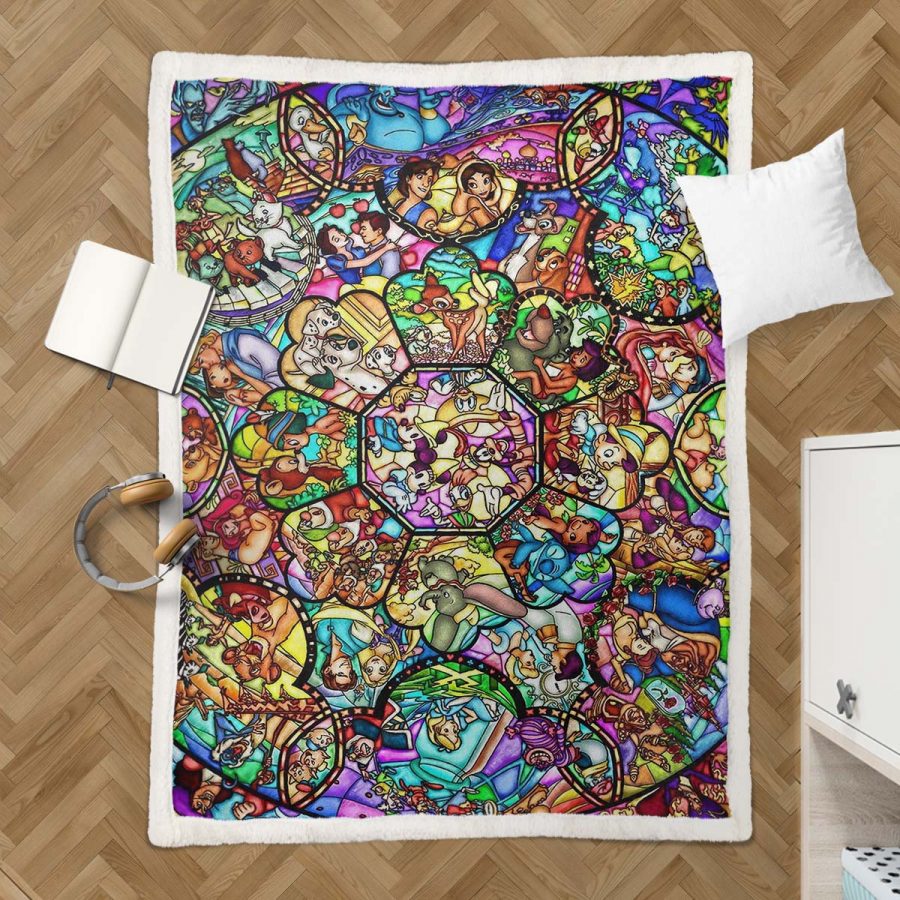 Disney Prinzessin 10 Decke - Fleecedecke – Bild 3