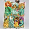 Disney Prinzessin Schönheit 02 Decke - Fleecedecke