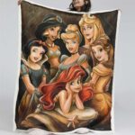 Disney Prinzessin Schönheit 04 Decke – Fleecedecke