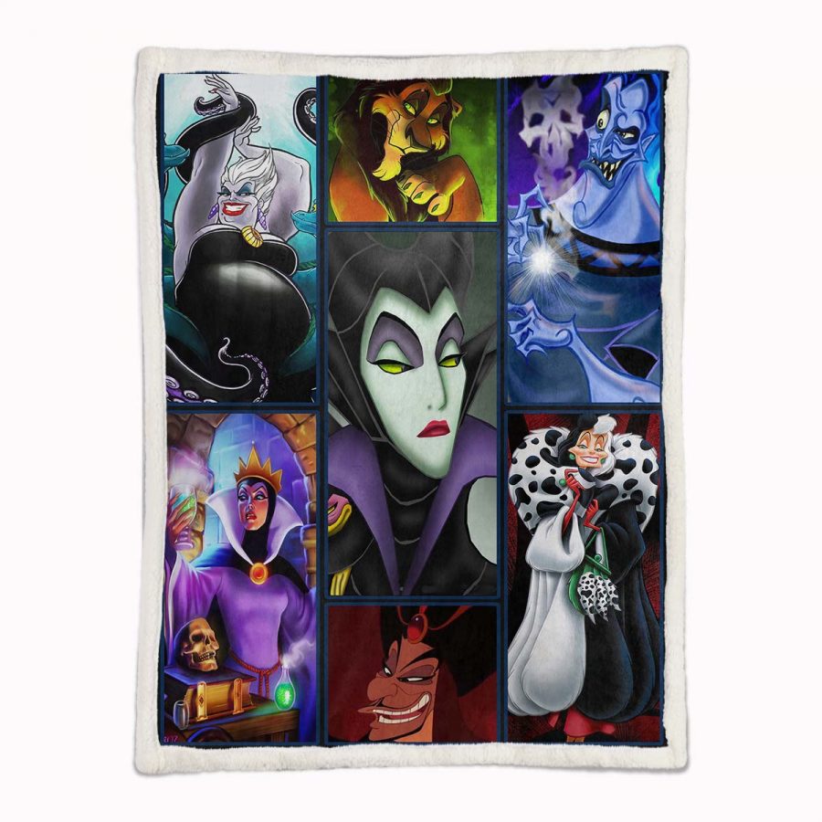 Disney Bösewichte 02 Decke - Fleecedecke – Bild 2