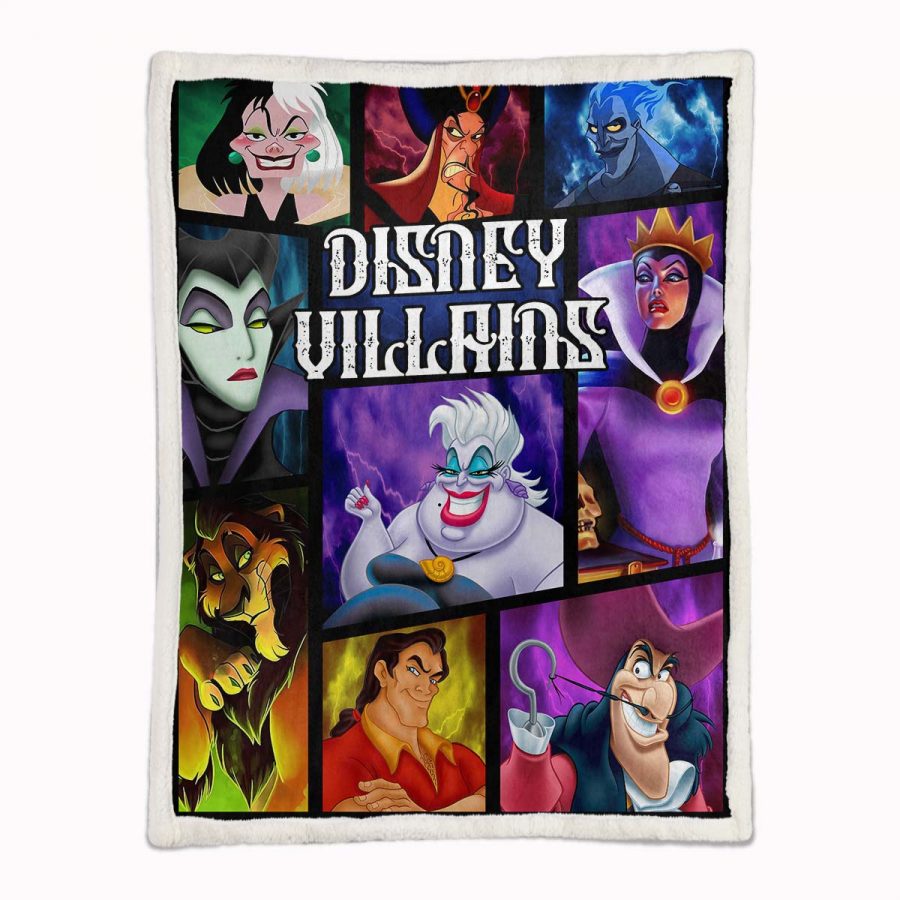 Disney Bösewichte 04 Decke - Fleecedecke – Bild 2